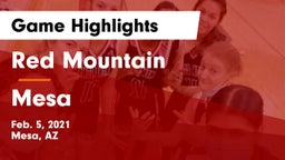 Red Mountain  vs Mesa Game Highlights - Feb. 5, 2021