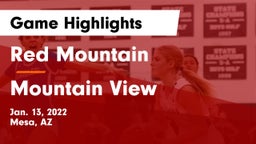Red Mountain  vs Mountain View Game Highlights - Jan. 13, 2022