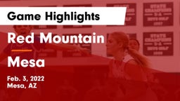 Red Mountain  vs Mesa Game Highlights - Feb. 3, 2022