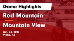 Red Mountain  vs Mountain View  Game Highlights - Jan. 24, 2023