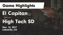 El Capitan  vs High Tech SD Game Highlights - Dec. 16, 2017