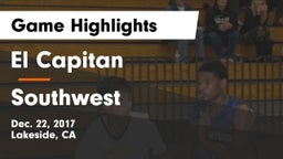 El Capitan  vs Southwest  Game Highlights - Dec. 22, 2017