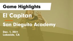 El Capitan  vs San Dieguito Academy  Game Highlights - Dec. 1, 2021