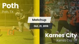 Matchup: Poth vs. Karnes City  2016