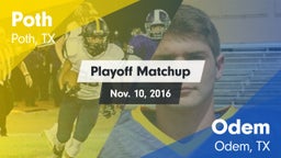 Matchup: Poth vs. Odem  2016