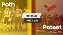 Matchup: Poth vs. Poteet  2018