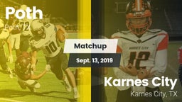 Matchup: Poth vs. Karnes City  2019