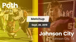 Matchup: Poth vs. Johnson City  2019