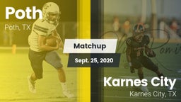 Matchup: Poth vs. Karnes City  2020