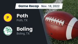 Recap: Poth  vs. Boling  2022