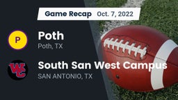 Recap: Poth  vs. South San West Campus 2022