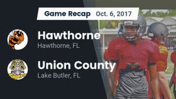 Recap: Hawthorne  vs. Union County  2017