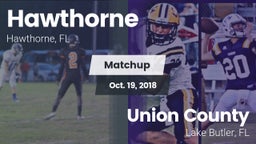 Matchup: Hawthorne High Schoo vs. Union County  2018