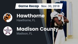 Recap: Hawthorne  vs. Madison County  2018