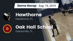 Recap: Hawthorne  vs. Oak Hall School 2019