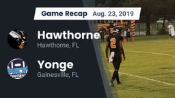 Recap: Hawthorne  vs. Yonge  2019