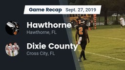 Recap: Hawthorne  vs. Dixie County  2019