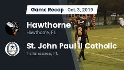 Recap: Hawthorne  vs. St. John Paul II Catholic  2019