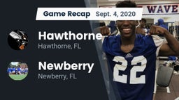 Recap: Hawthorne  vs. Newberry  2020