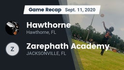 Recap: Hawthorne  vs. Zarephath Academy  2020