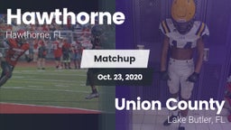 Matchup: Hawthorne High Schoo vs. Union County  2020