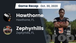 Recap: Hawthorne  vs. Zephyrhills  2020