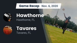 Recap: Hawthorne  vs. Tavares  2020