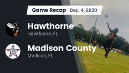 Recap: Hawthorne  vs. Madison County  2020