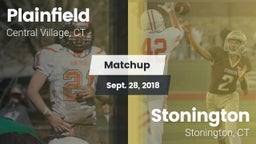 Matchup: Plainfield vs. Stonington  2018