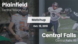 Matchup: Plainfield vs. Central Falls  2018