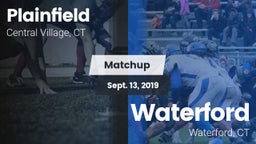 Matchup: Plainfield vs. Waterford  2019
