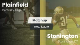 Matchup: Plainfield vs. Stonington  2019