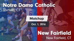 Matchup: Notre Dame Catholic vs. New Fairfield  2016
