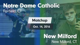 Matchup: Notre Dame Catholic vs. New Milford  2016