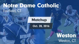 Matchup: Notre Dame Catholic vs. Weston  2016