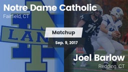 Matchup: Notre Dame Catholic vs. Joel Barlow  2017