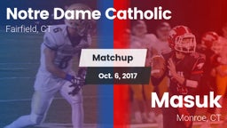 Matchup: Notre Dame Catholic vs. Masuk  2017