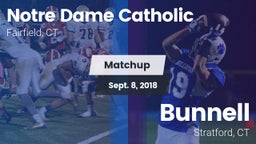 Matchup: Notre Dame Catholic vs. Bunnell  2018