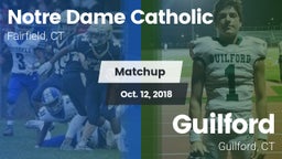 Matchup: Notre Dame Catholic vs. Guilford  2018