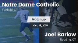 Matchup: Notre Dame Catholic vs. Joel Barlow  2018