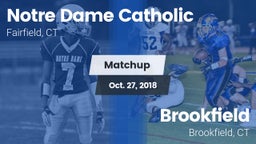 Matchup: Notre Dame Catholic vs. Brookfield  2018