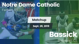 Matchup: Notre Dame Catholic vs. Bassick  2019