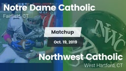 Matchup: Notre Dame Catholic vs. Northwest Catholic  2019