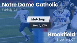 Matchup: Notre Dame Catholic vs. Brookfield  2019