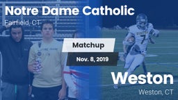 Matchup: Notre Dame Catholic vs. Weston  2019