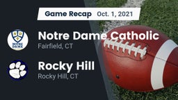 Recap: Notre Dame Catholic  vs. Rocky Hill  2021