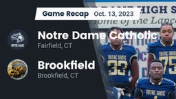 Recap: Notre Dame Catholic  vs. Brookfield  2023