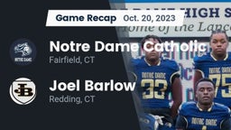 Recap: Notre Dame Catholic  vs. Joel Barlow  2023