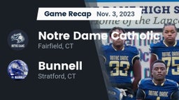 Recap: Notre Dame Catholic  vs. Bunnell  2023
