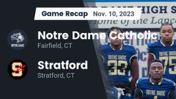 Recap: Notre Dame Catholic  vs. Stratford  2023